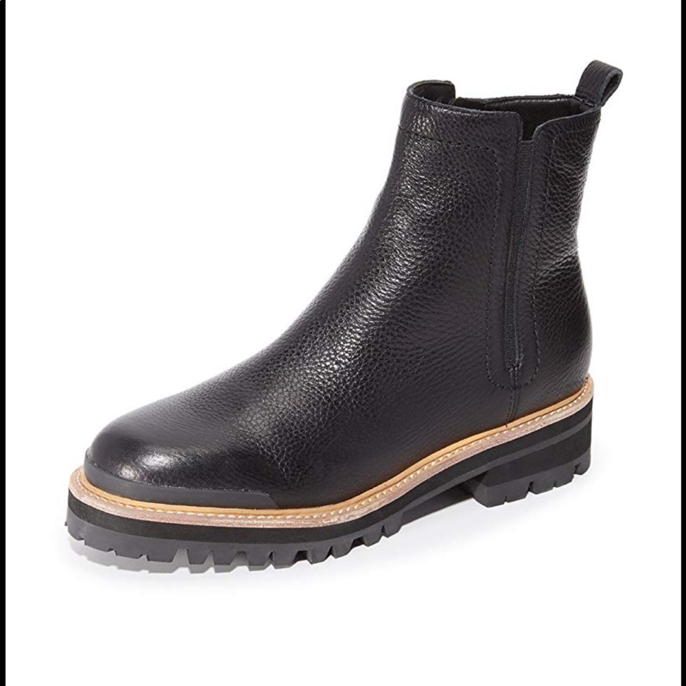 Sigerson Morrison Black Leather Chelsea Boots